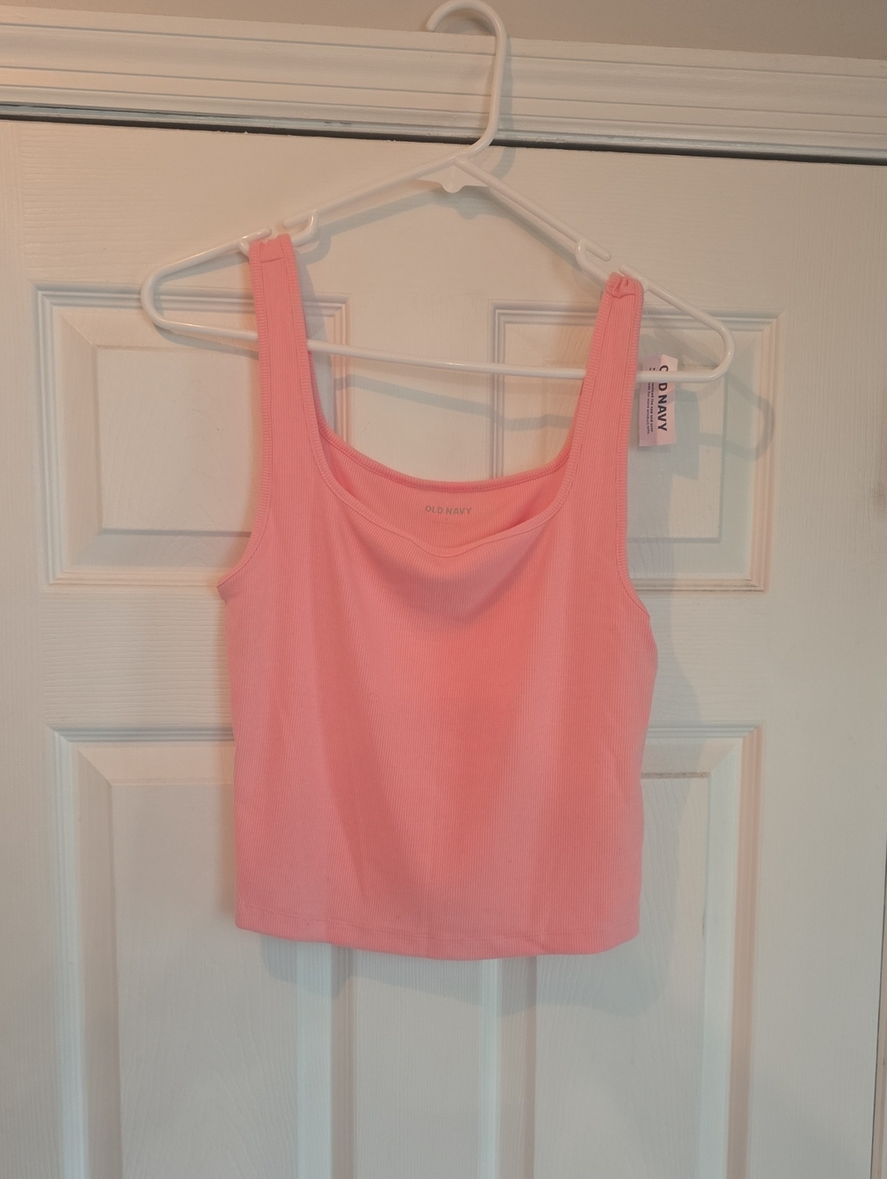 Old Navy Pink Scoop Neck Tank Top